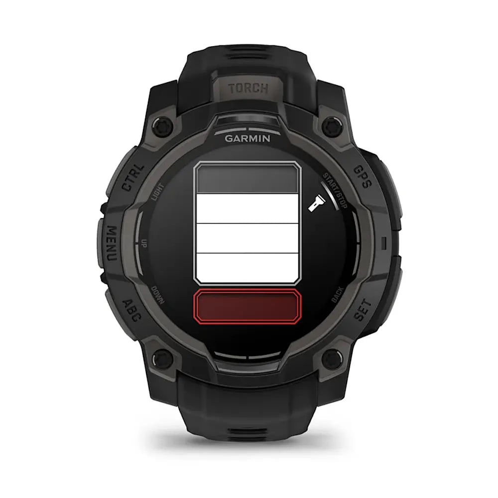 Parte trasera reloj Garmin Instinct 3 sensores